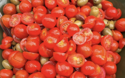 sweet tomatoes & fresh olives