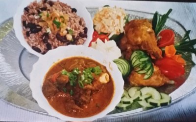 Carribbean catering menus