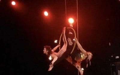 Aerial and fire duo