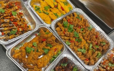 Carribean Buffet  finger food 