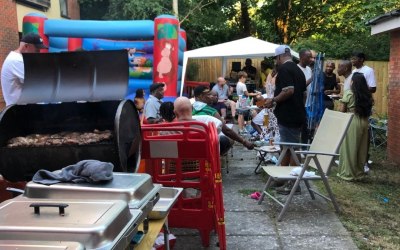 BBQ Hire and Bouncy castle for a family gathering