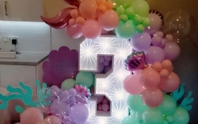 Led numbers and letters