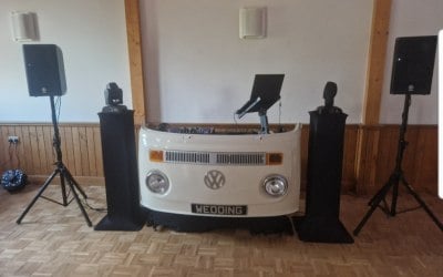 VW WEDDING DJ BOOTH