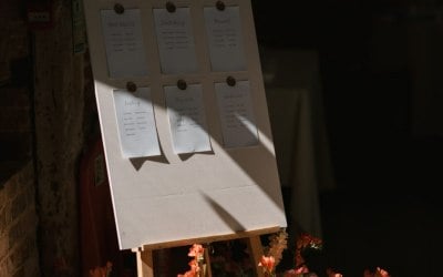 Every detail counts – our signage decorations can be tailored in style and colour to match your wedding theme beautifully