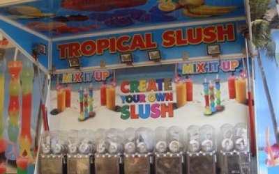 slush station choose flavours flavoured puppies fruit customer unit own different where their