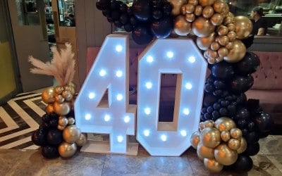 Led light up garland