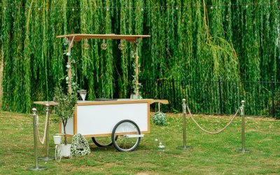 Out beautiful oak wood cart 