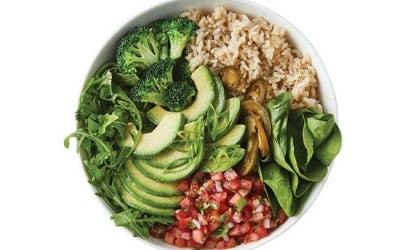 Spicy Avo Greens Salad