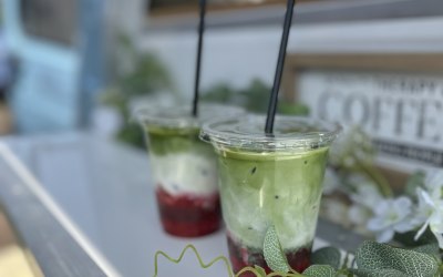 Iced Strawberry Matcha