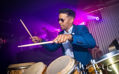 Percussionist to play alongside DJ
