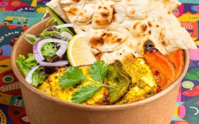 Paneer Tikka with Naan