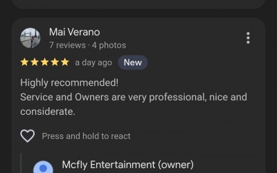 Most recent amazing reviews!!