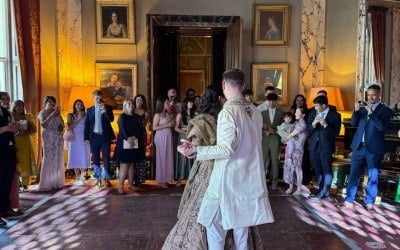 First dance at Eastnor Castle