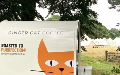 Coffee trailer for outdoor events