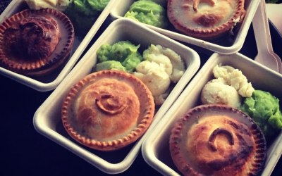 Typical pie meal for your guests
