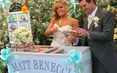 A great photo opportunity for bride and groom! 