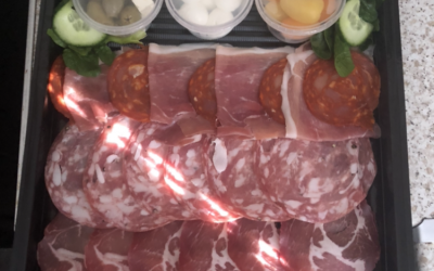 Italian meat selection 