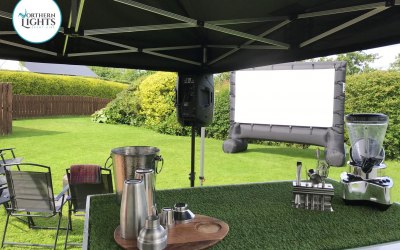 Our Home Cinema is perfect for kids parties and lads get togethers