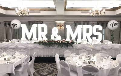 Our 4ft high MR & MRS is fabulous and incredibly popular