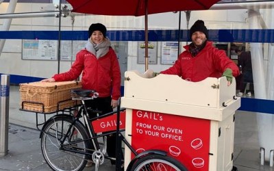Gails Bakery branded tricycle 