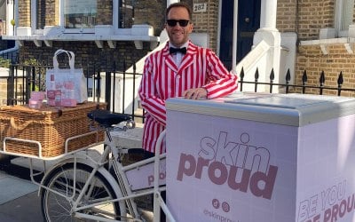 Skin Proud branded tricycle 