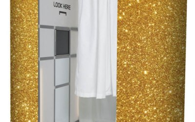 Glitzy Gold Booth