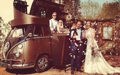 VW Camper Bar Wedding Day