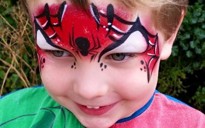 Spiderman Face Paint