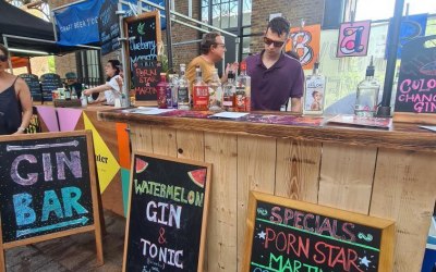 Specialist Gin Bar.over 100 Gins.