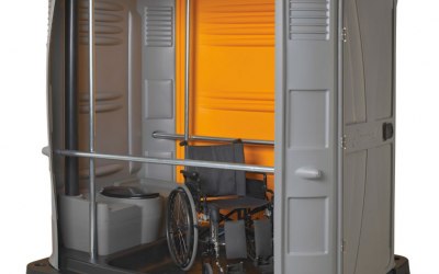 Inside a disability unit, ours are Blue