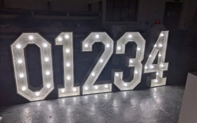4ft led number lights