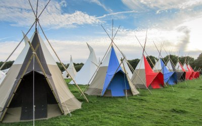Trilodge Tipis for 2 - 4 people