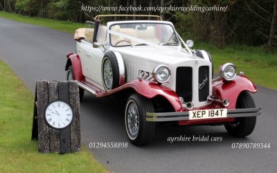 time to book our beauford bridal cars 