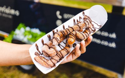 Drizzled churros