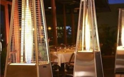 Outdoor heaters keeping your guests warm