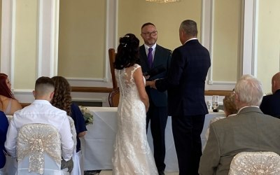 A wedding ceremony