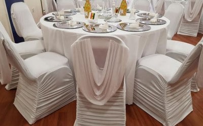 Swagged Chair Covers