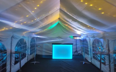 Christmas party marquee hire