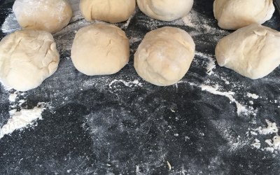 Freshly made dough