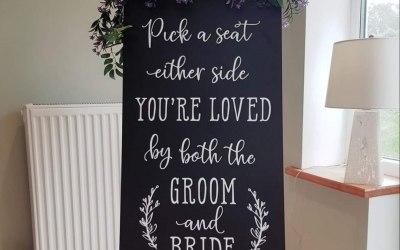 Wedding & Party Aisle Sign Hire