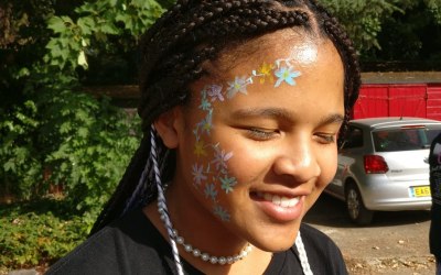 Girls Face Painting