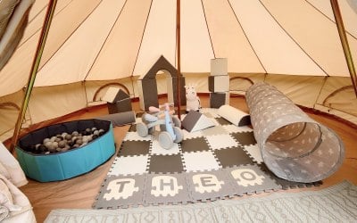 Soft play bell tent 