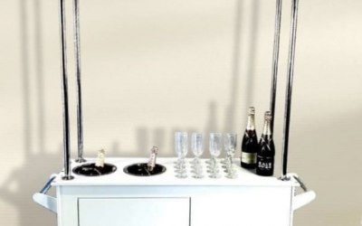 Our Champagne Cart - Customisable to your needs.