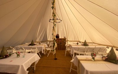 7m Bell Tent Party Package