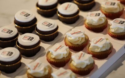 Corporate cupcakes delivered 
