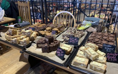 Our popular bakes at our local market 