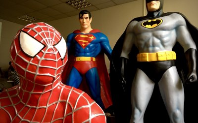Superhero Statues