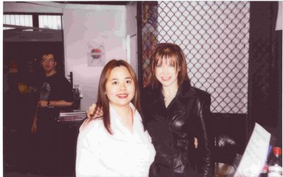 Master Ang at an event with Hollywood actress, Cynthia Rothrock
