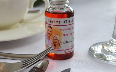 Personalised wedding favours