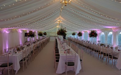 Internal Lighting - setting the mood of your event